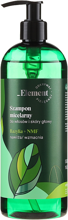 Stärkendes Shampoo gegen Haarausfall mit Basilikum Extrakt - _Element Basil Strengthening Anti-Hair Loss Shampoo — Foto N3