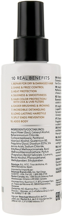 Spraymaske für trockenes und geschädigtes Haar mit Kokosduft - Revlon Professional Uniq One All in One Coconut Hair Treatment — Bild N3