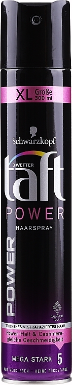 Haarlack Power Mega starker Halt - Schwarzkopf Taft Cashmere Touch Power Hairspray — Bild N2
