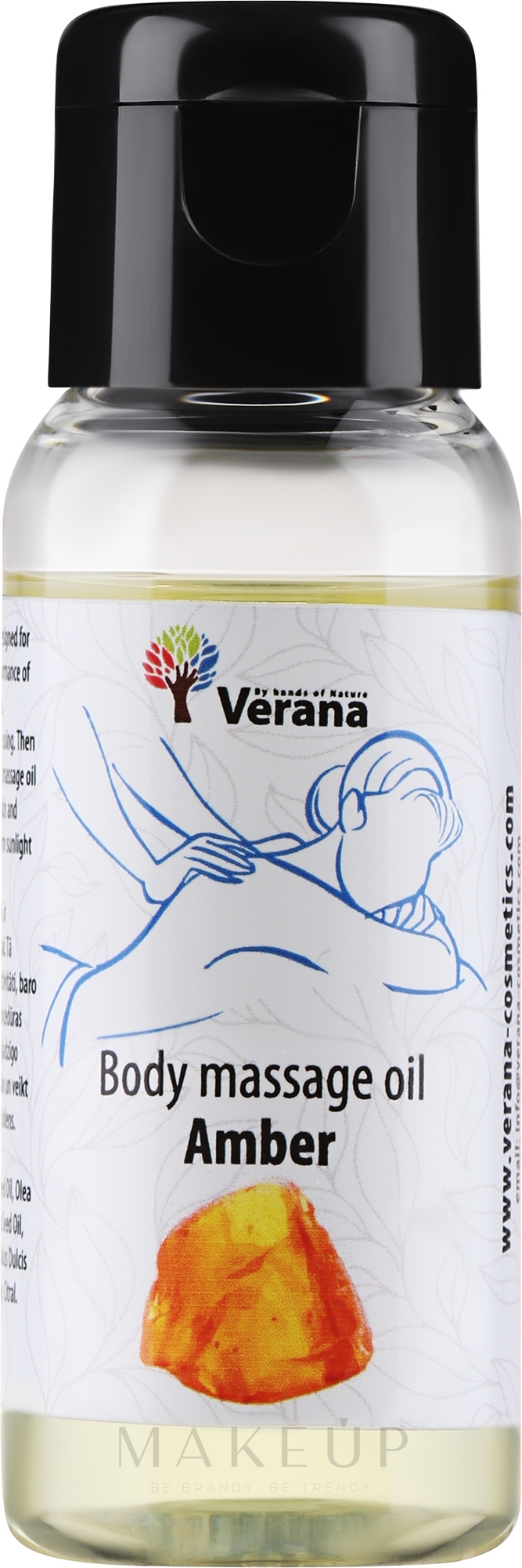 Körpermassageöl Amber - Verana Body Massage Oil  — Bild 30 ml