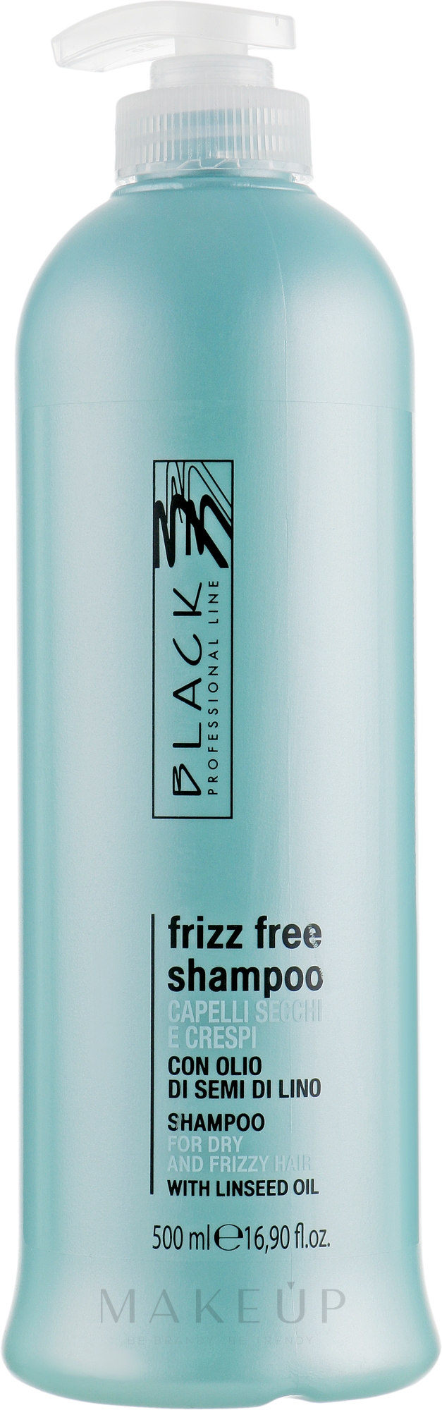Anti-Frizz Shampoo mit Leinöl - Black Professional Line — Bild 500 ml