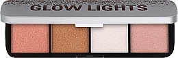 Düfte, Parfümerie und Kosmetik Highlighter-Palette - Revolution Glow Lights Highlighter