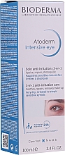3in1 Anti-Reizungen Creme für die Augenpartie - Bioderma Atoderm Intensive Eye — Bild N3