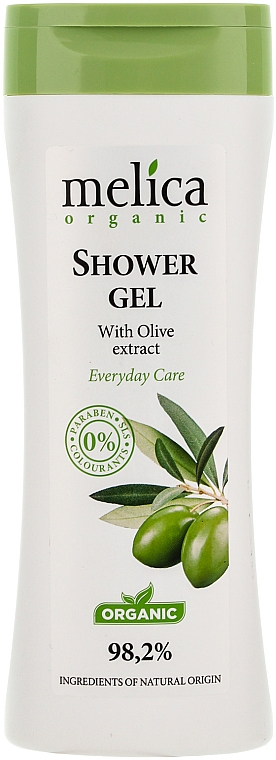 Duschgel mit Olivenextrakt - Melica Organic Shower Gel — Bild N1