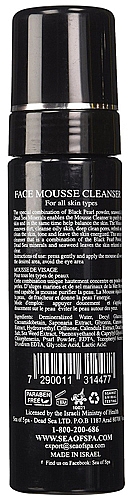 Gesichtsreinigung Mousse - Sea Of Spa Black Pearl Face Mousse Cleanser For All Skin Types — Bild N2