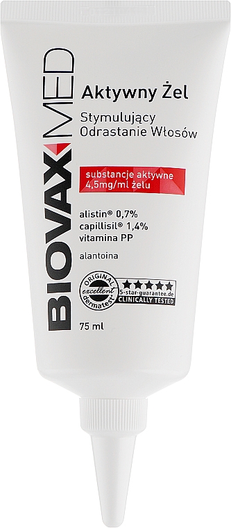 Aktives Gel zur Stimulierung des Haarwachstums - Biovax Med — Bild N1