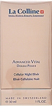 Düfte, Parfümerie und Kosmetik Elixier für die Nacht - La Colline Cellular Advanced Vital Cellular Night Elixir
