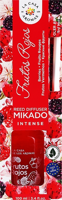 Raumerfrischer rote Früchte - La Casa de Los Aromas Mikado Intense Reed Diffuser — Bild N1