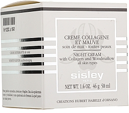 Straffende Nachtcreme mit Kollagen - Sisley Creme Collagene Et Mauve Botanical Night Cream — Foto N3