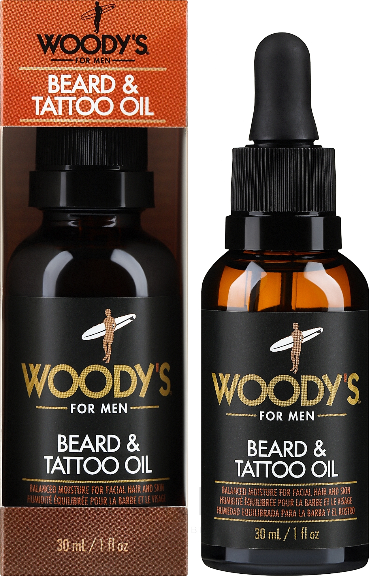 Bart- und Tattooöl - Woody`s Beard & Tattoo Oil — Bild 30 ml