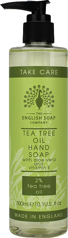 Flüssige Handseife mit Teebaumöl - The English Soap Company Take Care Collection Tea Tree Oil Hand Soap — Bild N1