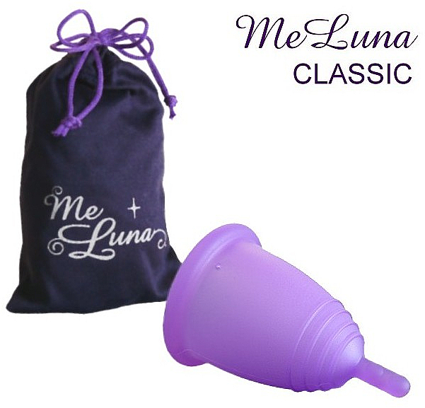 Menstruationstasse Größe L violett - MeLuna Classic Menstrual Cup — Bild N1