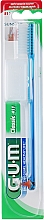 Düfte, Parfümerie und Kosmetik Zahnbürste Classic 411 weich blau - G.U.M Soft Regular Toothbrush