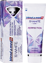 Zahnpasta 3D White Luxe Perfection - Blend-a-med 3D White Luxe Perfection Toothpaste — Foto N2