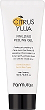 Düfte, Parfümerie und Kosmetik Peeling-Gel für das Gesicht - FarmStay Citrus Yuja Vitalizing Peeling Gel