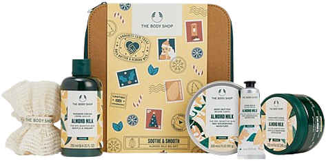 Körperpflegeset 6 St. - The Body Shop Soothe & Smooth Almond Milk Big Gift Christmas Gift Set — Bild N1