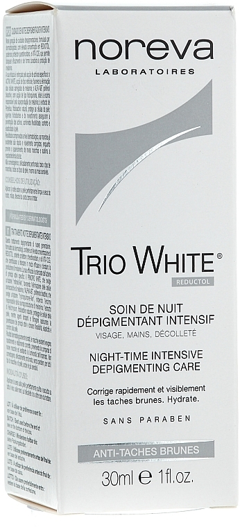 Nachtcreme für das Gesicht gegen Pigmentflecken - Noreva Laboratoires Exfoliac Trio White Night-time Intensive Depigmenting Care — Foto N3