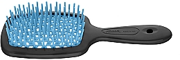 Haarbürste schwarz mit blau - Janeke Superbrush Small — Bild N1