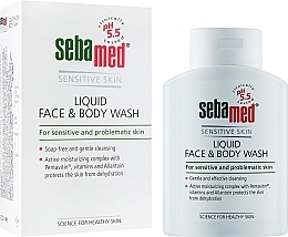 Gesichts- und Körperreinigungslotion für empfindliche Haut mit Olive - Sebamed Liquid Face and Body Wash — Foto N8