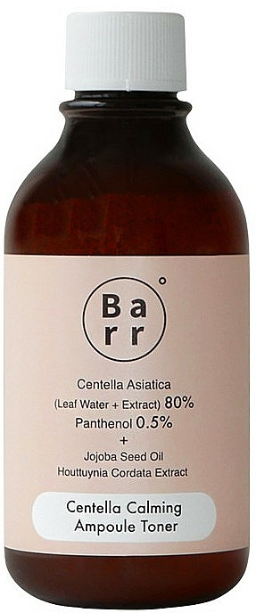 Beruhigendes Gesichtstonikum mit Centella Asiatca , Panthenol und Jojobaöl - Barr Centella Calming Ampoule Toner — Bild N1