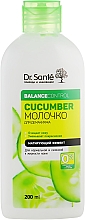 Düfte, Parfümerie und Kosmetik Reinigungsmilch für Gesicht mit Ringelblumen- & Gurkenextrakt - Dr. Sante Cucumber Balance Control