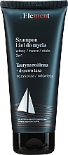 Düfte, Parfümerie und Kosmetik 3in1 Shampoo-Duschgel für Haare, Gesicht und Körper für Männer - Vis Plantis Element