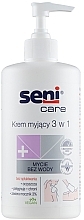Reinigungscreme ohne Ausspülen - Seni Care 3% Urea Cleansing Cream 3in1  — Bild N1