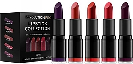 Lippenstift 5 St. - Revolution Pro 5 Lipstick Collection Noir — Bild N1