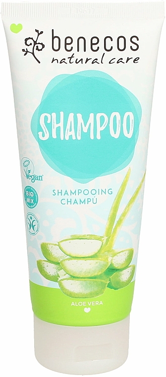 Shampoo mit Aloe Vera - Benecos Natural Care Aloe Vera Shampoo — Bild N1