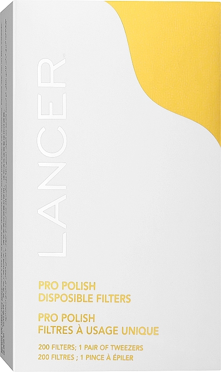 Set Einwegfilter und Pinzette - Lancer Pro Polish Disposable Filters & Tweezer Set — Bild N1