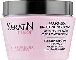 Düfte, Parfümerie und Kosmetik Maske für coloriertes Haar - Phytorelax Laboratories Keratin Color Protection Hair Mask