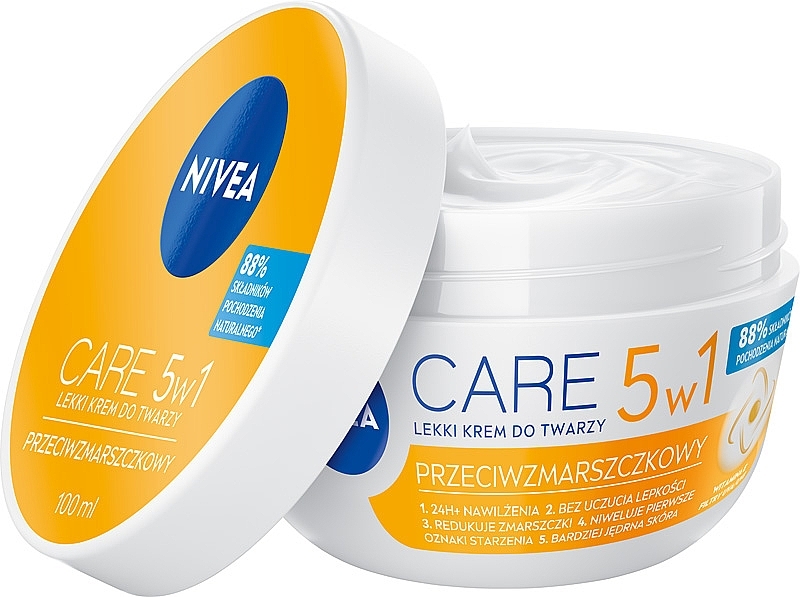 Leichte Anti-Aging Gesichtscreme mit Vitamin E - NIVEA Care Light Anti-Wrinkle Cream — Bild N2