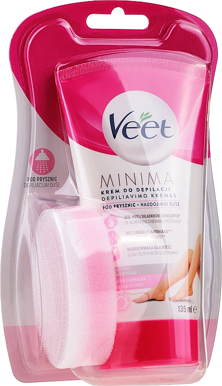 Dusch-Haarentfernungscreme für normale und trockene Haut - Veet In Shower Hair Removal Cream Normal Skin — Bild N1