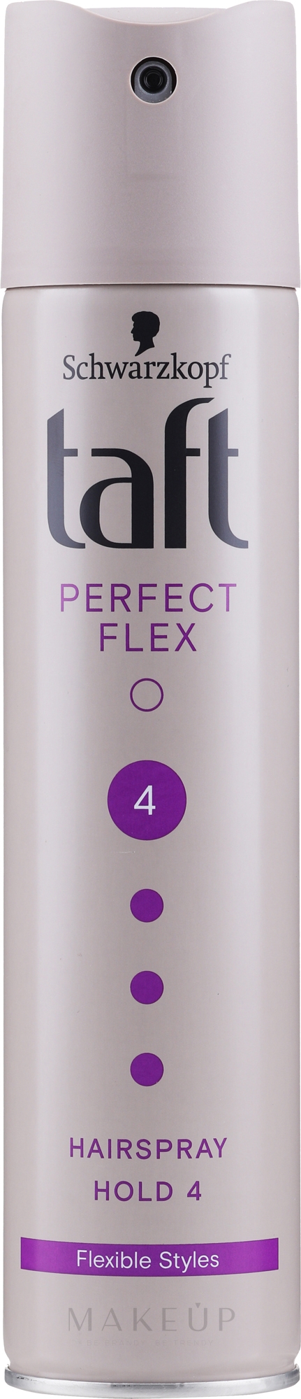 Haarlack Perfect Flex mit flüssigem Elastin Ultra starker Halt - Schwarzkopf Taft  — Foto 250 ml