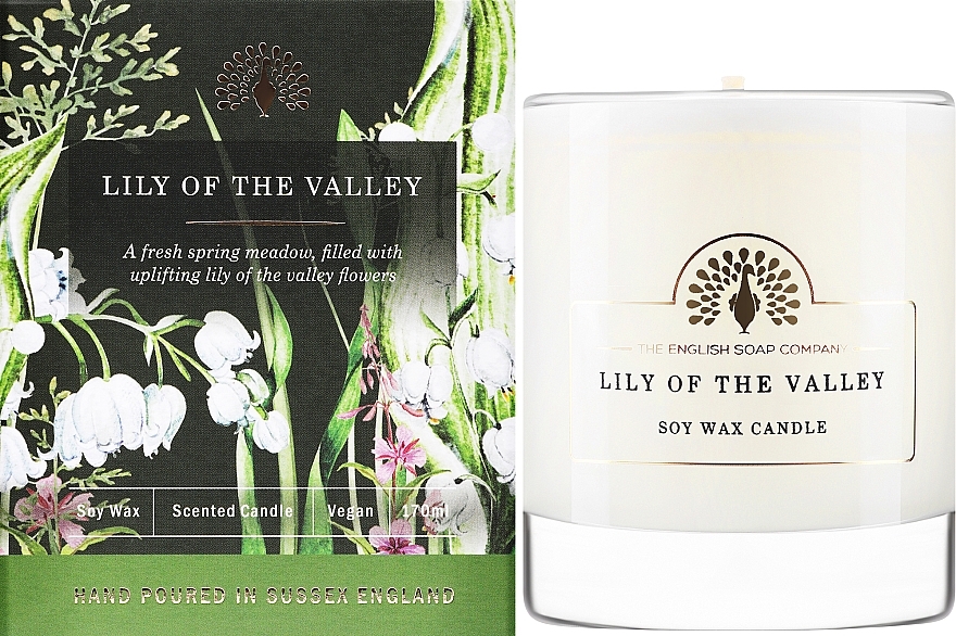 Duftkerze Maiglöckchen - The English Soap Company Lily of the Valley Candle — Bild N2