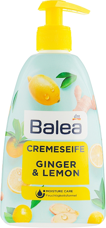 Flüssige Handcremeseife mit Ingwer und Zitrone - Balea Cream Soap Ginger & Lemon — Bild N1