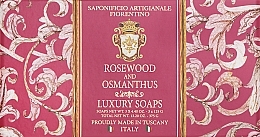 Seife Rosenholz und Osmanthus 3x125g - Saponificio Artigianale Fiorentino Rosewood And Osmatus — Bild N1