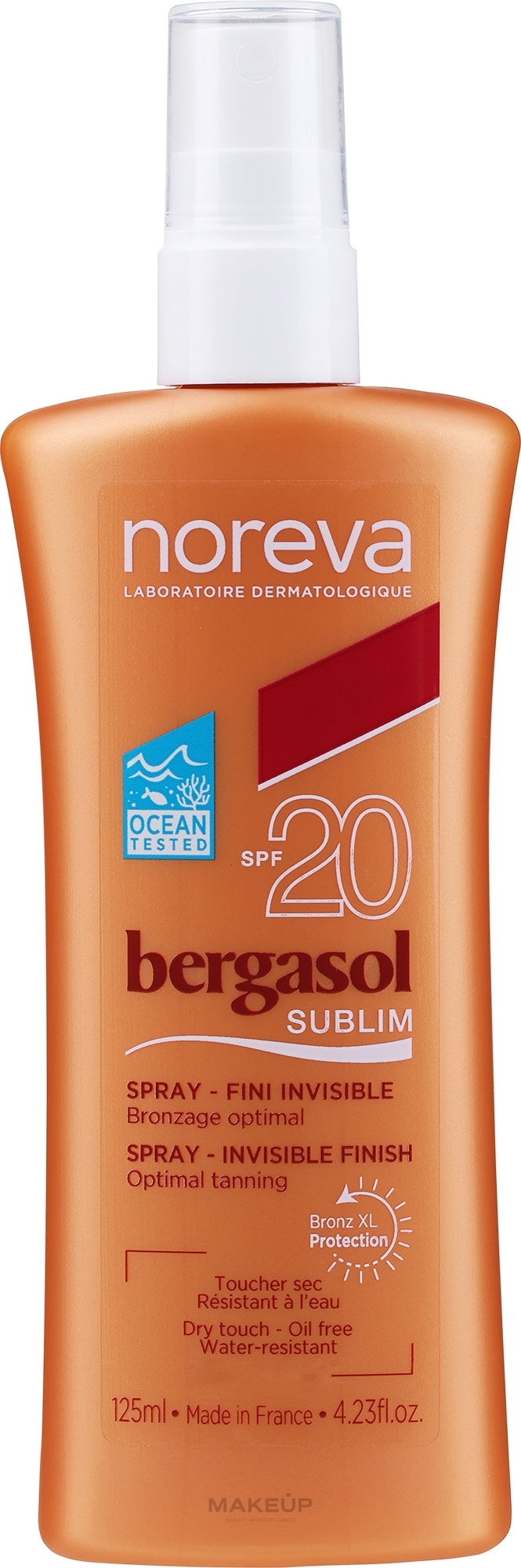 Sonnenschutzöl für den Körper SPF 20 - Noreva Laboratoires Bergasol Sublim Satiny Sun Oil SPF20 — Bild 125 ml