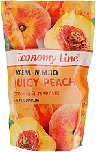 Flüssige Cremeseife mit Glycerin Juicy Peach - Economy Line Juicy Peach Cream Soap — Bild N2