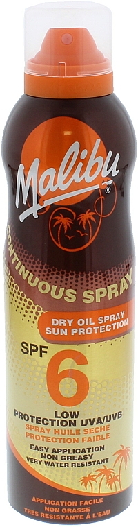 Sonnenschützendes trockenes Körperöl-Spray SPF 6 - Malibu Continuous Dry Oil Spray SPF 6 — Bild N1