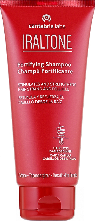 Stärkendes Shampoo gegen Haarausfall - Cantabria Labs Iralton Fortifying Shampoo — Bild N1