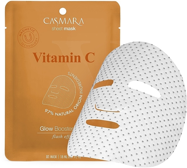 Maske-Booster mit Vitamin C - Casmara Vitamin C Glow Booster Mask  — Bild N1