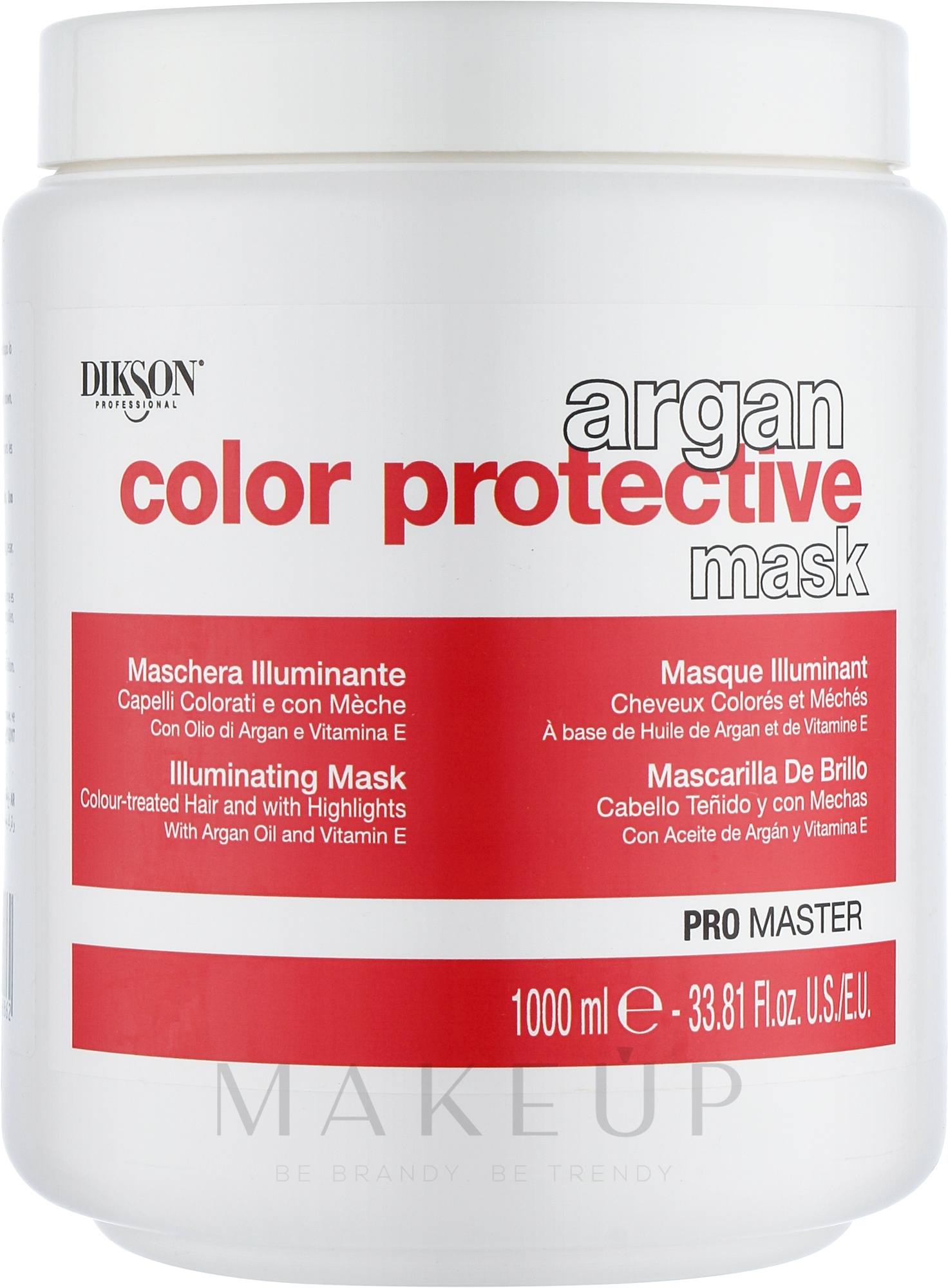 Schutzmaske für das Haar - Dikson Argan Color Protective Mask — Bild 1000 ml