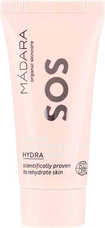 Feuchtigkeitsspendende Gesichtsmaske - Madara Cosmetics SOS Instant Moisture+Radiance Hydra Mask — Bild N1