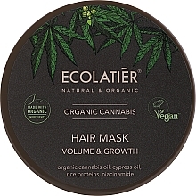 Haarmaske - Ecolatier Organic Cannabis Hair Mask Volume & Growth — Bild N1