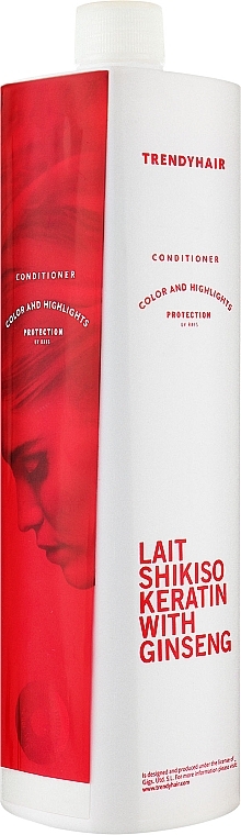 Conditioner mit Keratin und Ginseng für gefärbtes Haar - Trendy Hair Shikiso Conditioner — Bild N3