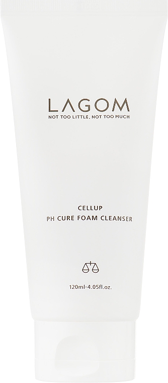 Entzündungshemmender, beruhigender und revitalisierender Gesichtsreinigungsschaum mit Himalayasalz und Zitronengras - Lagom Cellup PH Cure Foam Cleanser — Bild N2