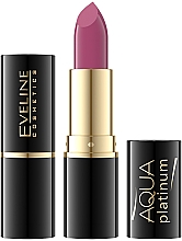 Intensiv feuchtigkeitsspendender Lippenstift - Eveline Cosmetics Aqua Platinum Lipstick — Foto N1