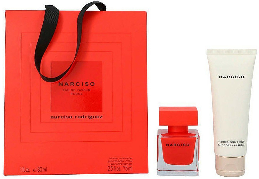 Narciso Rodriguez Narciso Rouge - Duftset (Eau de Parfum 30ml + Körperlotion 75ml)