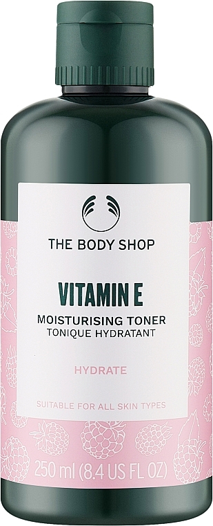 Feuchtigkeitsspendendes Tonikum mit Himbeersamenöl - The Body Shop Vitamin E Moisturising Toner — Bild N1